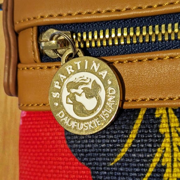 SOLD! Spartina Tropical Floral Mermaid Bag - Crossbody - Picture 4 of 6